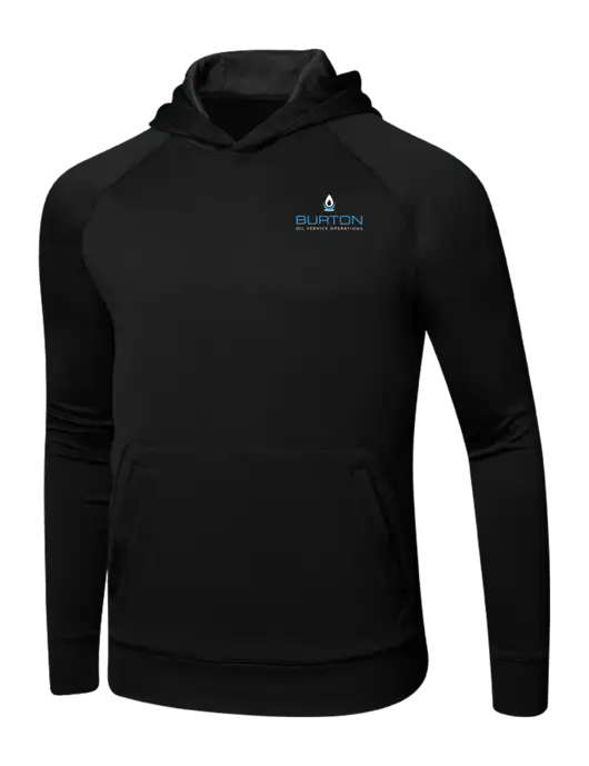 Tech Black Fleece Hooded Sweatshirt w/Burton Oil Logo