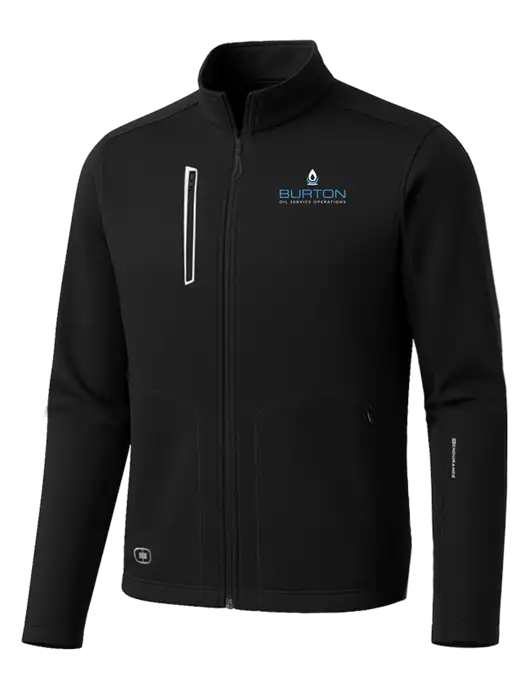 OGIO Blacktop Endurance Fulcrum Full-Zip w/Burton Oil Logo