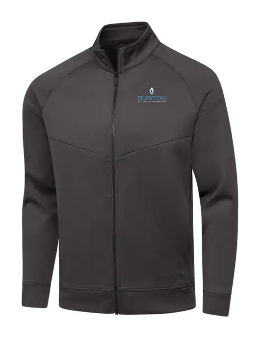 OGIO Dark Grey Endurance Modern Performance Full-Zip w/Burton Oil Logo