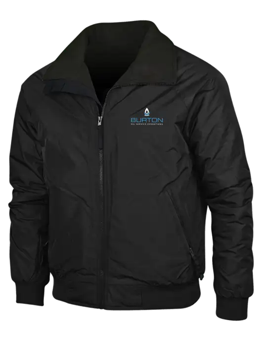 True Black/True Black Classic Challenger Jacket w/Burton Oil Logo