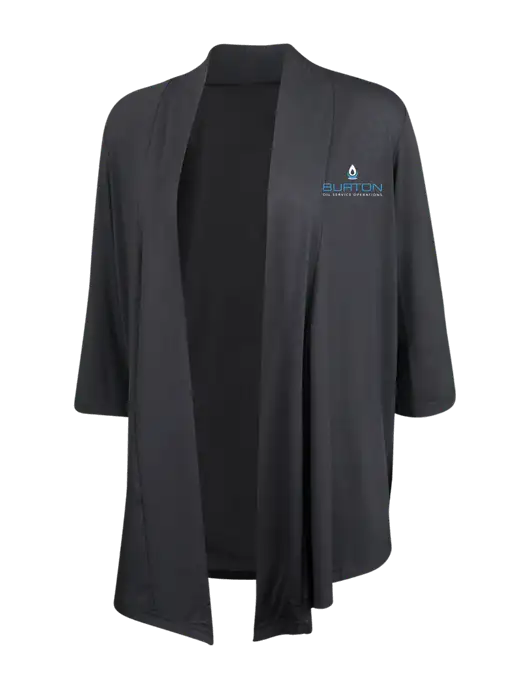 Grey Smoke Womens Concept Shrug w/Burton Oil Logo
