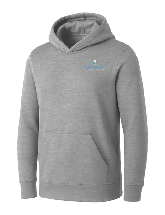 Womens Light Grey Heather Core Fleece Pullover Hooded Sweatshirt w/Burton Oil Logo