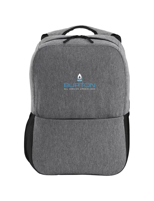 Access Square Laptop Graphite Heather/Black Backpack w/Burton Oil Logo