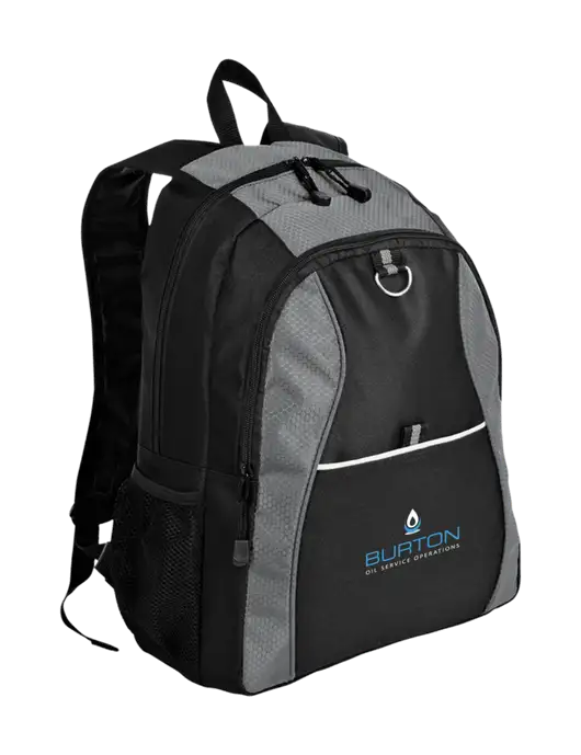 Honeycomb Grey/Black Backpack w/Burton Oil Logo