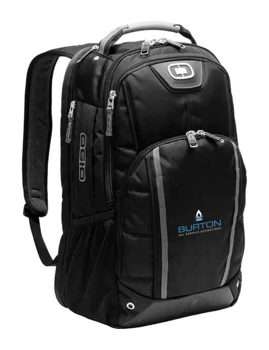 OGIO Black Bolt Pack w/Burton Oil Logo