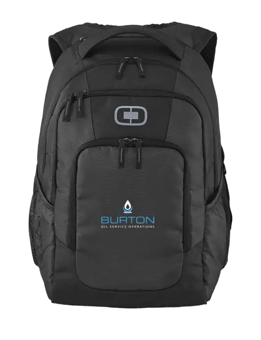 OGIO Diesel Grey Logan Laptop Backpack
 w/Burton Oil Logo