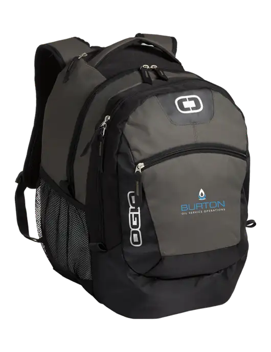 OGIO Grey Rogue Pack
 w/Burton Oil Logo