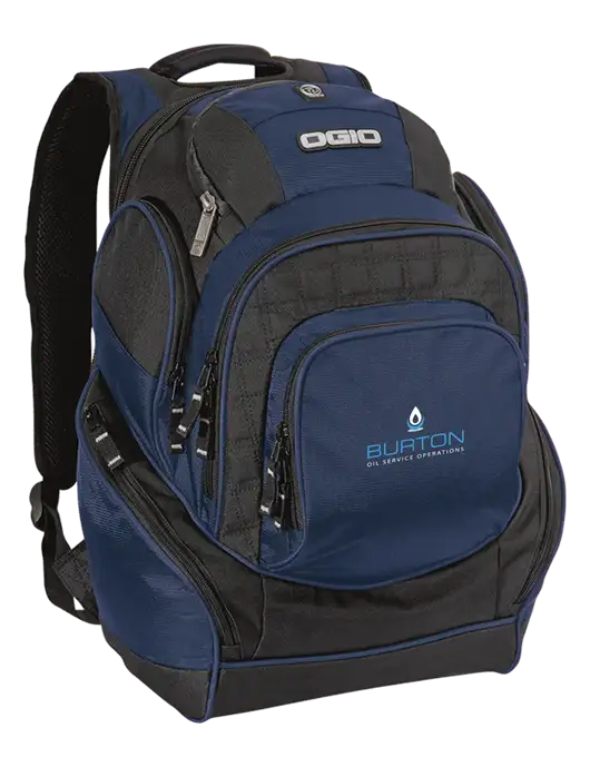 OGIO Navy Mastermind Pack w/Burton Oil Logo