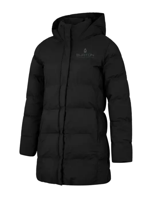 Mercer+Mettle Womens Deep Black Puffy Parka  w/Burton Oil Logo