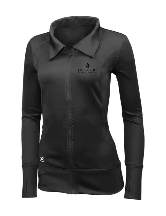 OGIO Blacktop Womens Endurance Fulcrum Full-Zip w/Burton Oil Logo